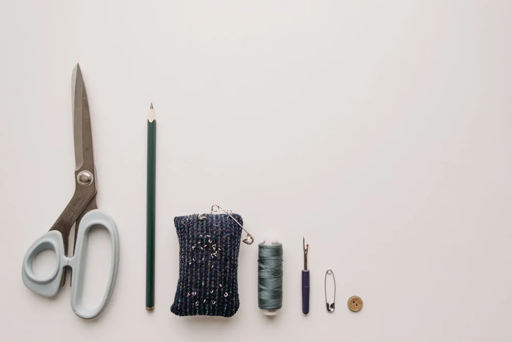 few sewing supplies for beginner's sewing kit