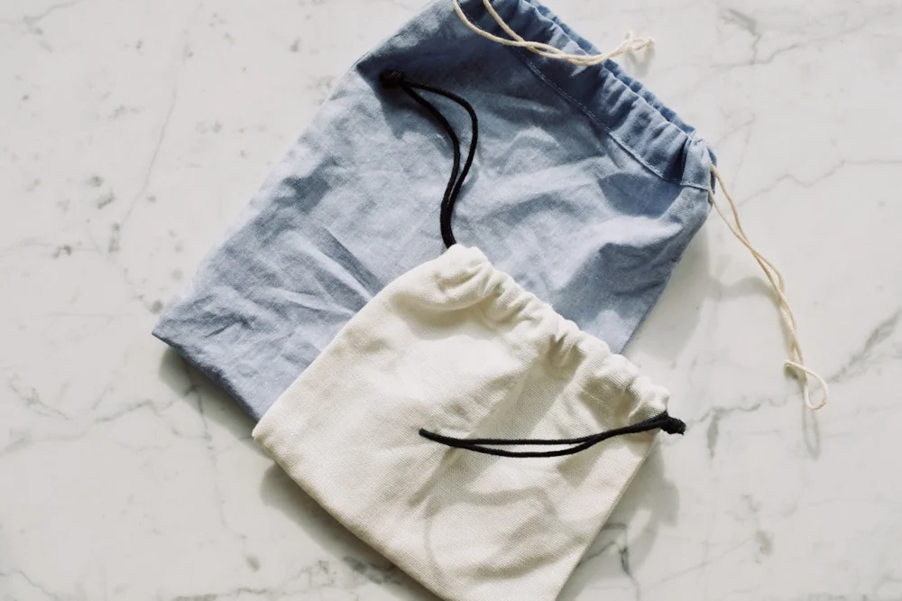 upcycling project making small bags