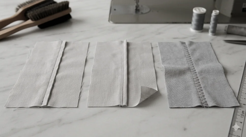 three main seams for a beginner sewing guide